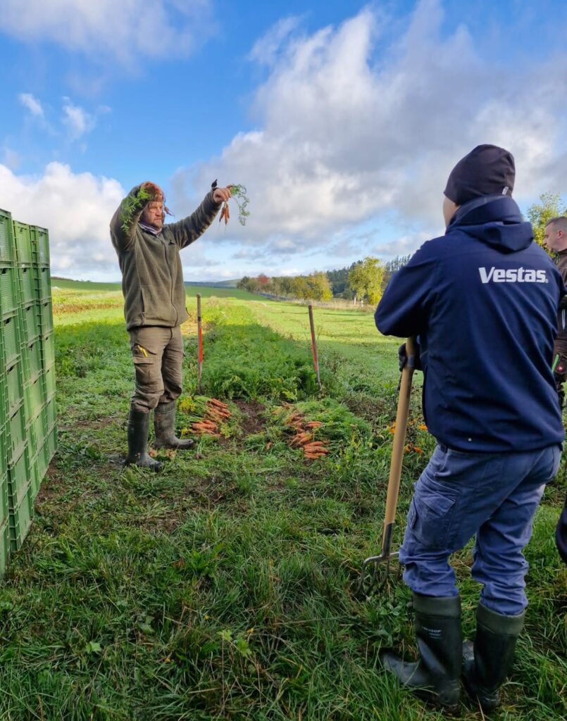 Möhrenernte 2025 © Bauernhof Ennenbach